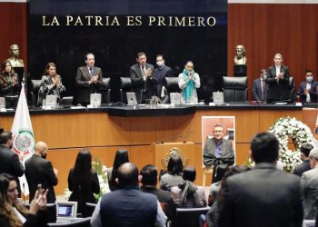 Rinden en el Senado homenaje póstumo al senador Faustino López Vargas