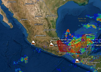 Alertan que tormenta tropical Karl impactará esta noche