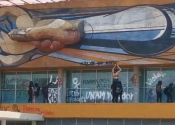 Esto dijo la UNAM sobre las pintas en Rectoría