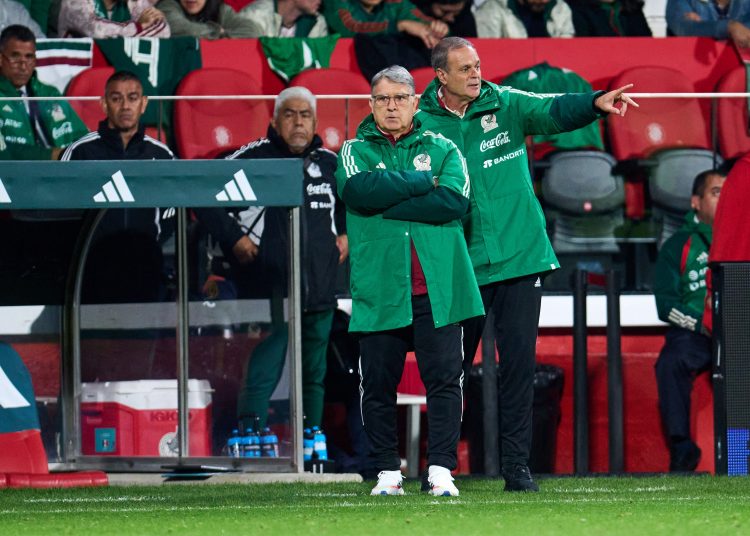 Gerardo Martino head coach of Mexico during the game Mexico (Mexican National Team) vs Sweden, friendly match of preparation prior to the start of the FIFA World Cup Qatar 2022, at Montilivi Municipal Stadium, on November 16, 2022.



Gerardo Martino Director Tecnico de Mexico durante el partido Mexico (Seleccion Nacional Mexicana) vs Suecia,amistoso de preparacion previo al inicio de la Copa Mundial de la FIFA Qatar 2022, en el Estadio Municipal de Montilivi, el 16 de noviembre de 2022.