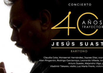 El barítono Jesús Suaste celebrará cuatro décadas de actividad operística con concierto en Bellas Artes