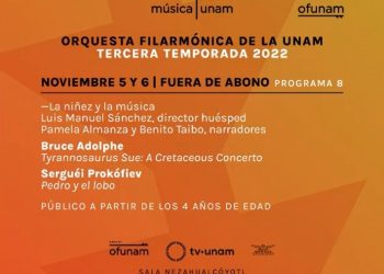 Enfoque en Escena: Orquesta Filarmónica de la UNAM invita a disfrutar Pedro y el Lobo