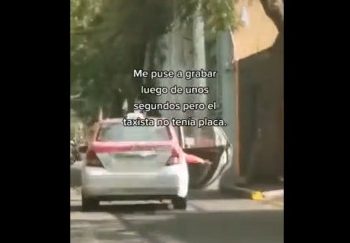 Otra de taxistas en la CDMX, circula nuevo video