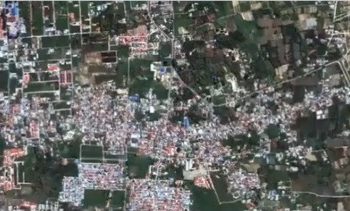 Así fue el deslizamiento de tierra tras el terremoto en Indonesia