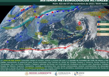 SMN prevé lluvias en el noreste, oriente y sureste del país