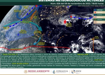 El frente frío 8 provocará lluvias y granizo, te decimos en dónde