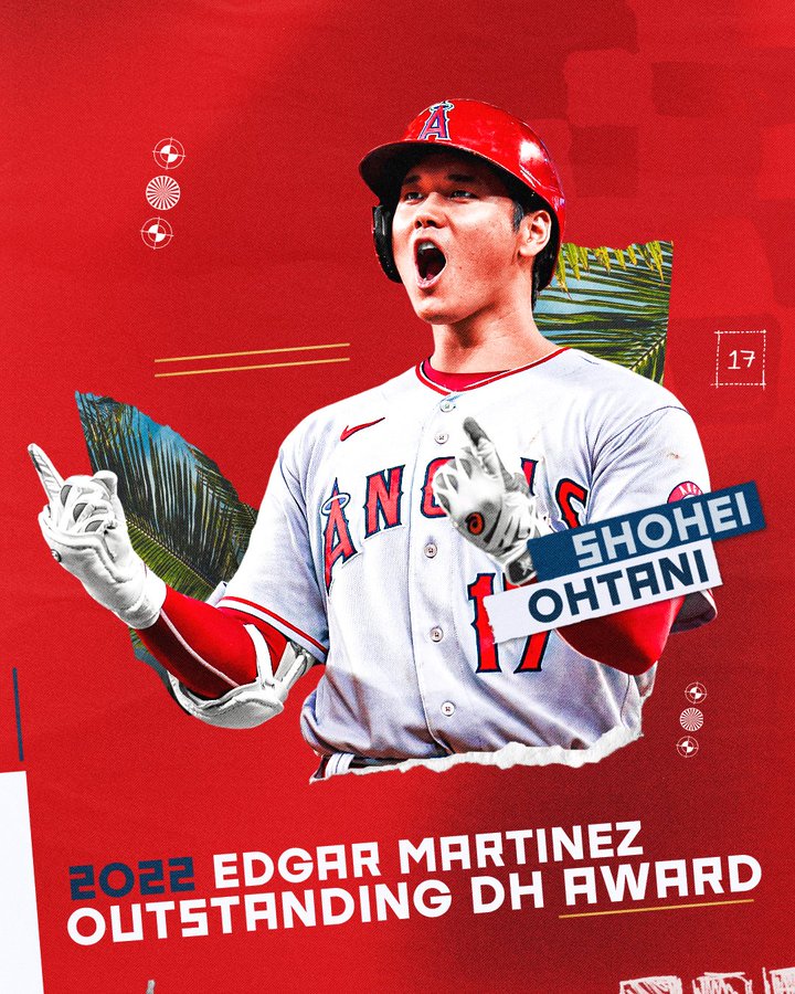 Ohtani gana el premio al bateador designado sobresaliente 'Edgar Martínez'  - World Baseball Softball Confederation 