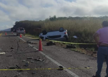 Accidente automovilístico de la Guardia Nacional deja dos muertos y siete heridos