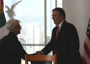 Marcelo Ebrard recibió a Wendy Sherman