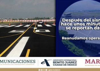 Aerotren del AICM en revisión tras sismo