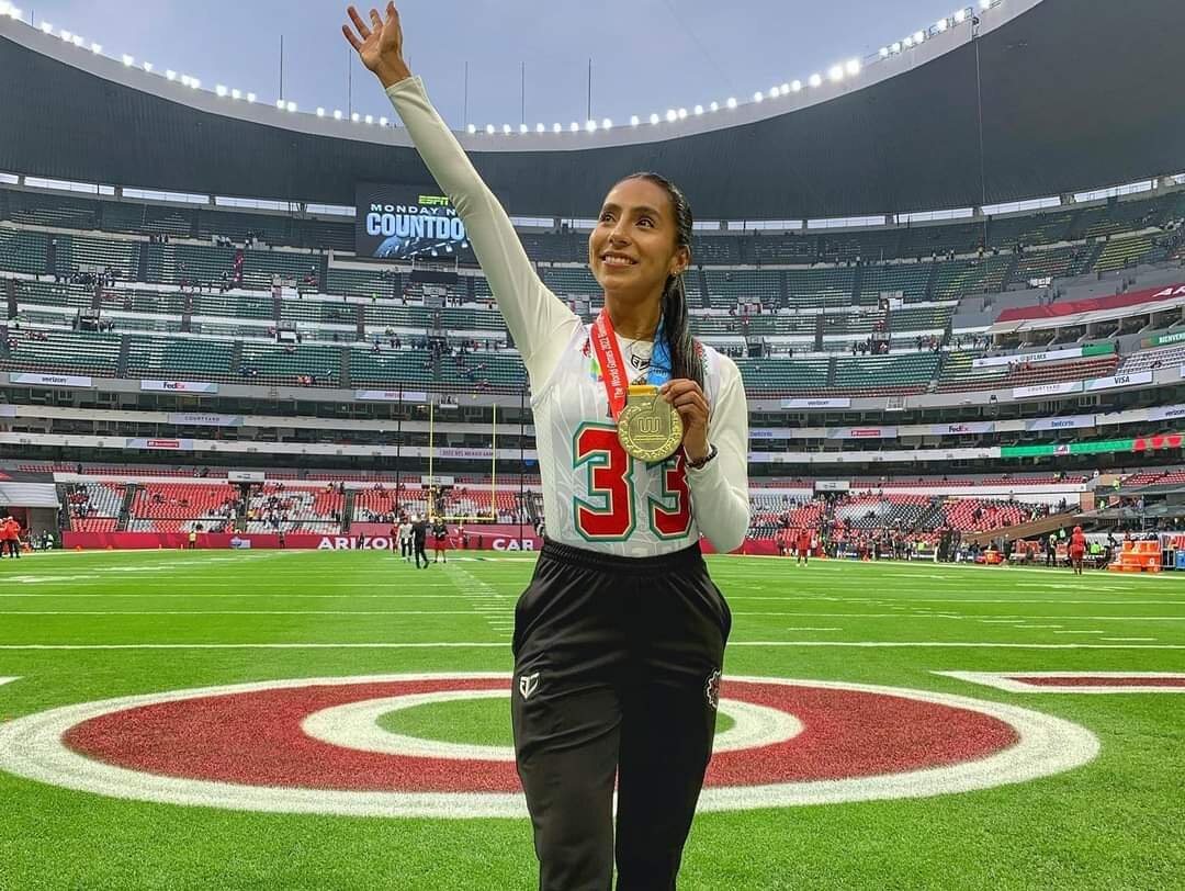 Diana Flores is the face of the NFL's first 'Run With It' ad