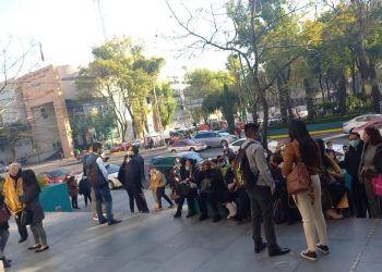 Segundo día de paro de labores y bloqueos por trabajadores de Poder Judicial de la CDMX 