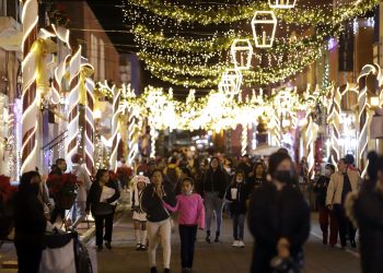Atlixco se ilumina durante la temporada navideña, aquí las imágenes