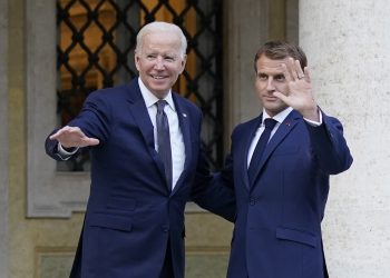 Biden y Macron se reúnen en la Casa Blanca