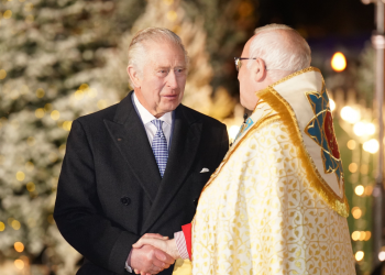 Carlos III graba su primer discurso navideño