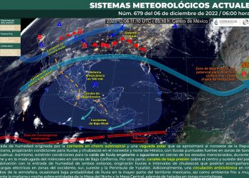 Para este martes se esperan lluvias puntuales fuertes y rachas de viento en estos estados