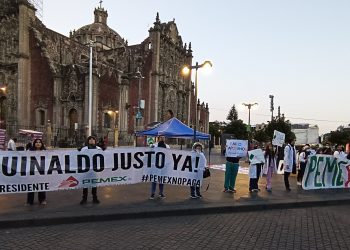 Mientras no haya una solución plena para los médicos residentes de Pemex nosotros no dejaremos de tomar acciones