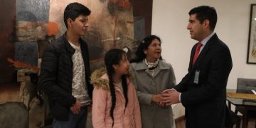 Arriba a la CDMX la familia de Pedro Castillo