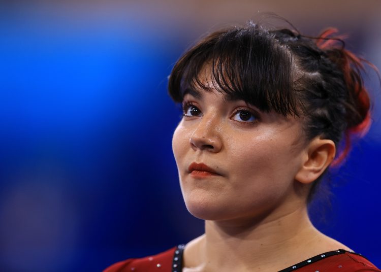 Alexa Moreno of Mexico during the Artistic Gymnastics competition, corresponding to the Balance beam test, Womens Classification of the XXXII Olympic Games of Tokyio 2020, at the Ariake Gymnastics Center, on July 25, 2021.



Alexa Moreno de Mexico durante la competencia de Gimnasia Artistica, correspondiente a la prueba de Viga de Equilibrio, Clasificacion Femenina de los XXXII Juegos Olimpicos de Tokyio 2020, en el Centro de gimnasia Ariake, el 25 de Julio del 2021.