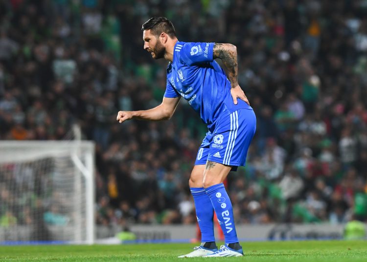 during the game Santos vs Tigres UANL, corresponding to Round 01 of the Torneo Clausura 2023 of the Liga BBVA MX, at TSM -Corona- Stadium, on January 08, 2023.

<br><br>

durante el partido Santos vs Tigres UANL, Correspondiente a la Jornada 01 del Torneo Clausura 2023 de la Liga BBVA MX, en el Estadio TSM -Corona-, el 08 de Enero de 2023.