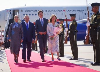 AMLO recibe a Justin Trudeau, Primer Ministro de Canadá en el AIFA 