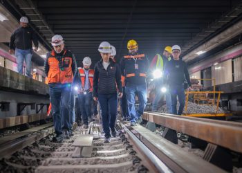 Sheinbaum supervisa Línea 1 del Metro