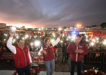 Delfina Gómez en Atlacomulco: ya viene el cambio y el fin de la corrupción en el Edomex