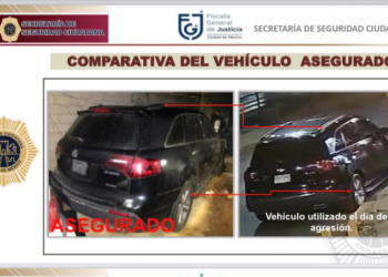 Aseguran en Chalco, auto usado como muro por sicarios en ataque a Ciro Gómez Leyva