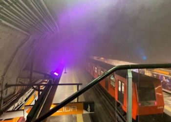 Se registra otro corto circuito en la L7 del Metro
