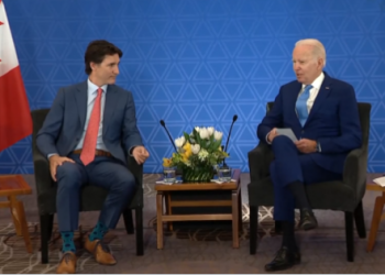 Joe Biden y Justin Trudeau participan en Reunión Bilateral