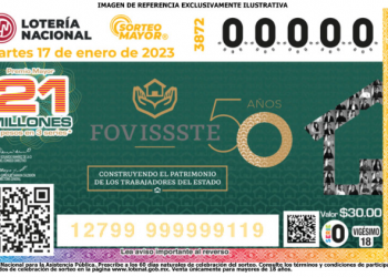 Lotería Nacional celebra el 50 aniversario de FOVISSSTE