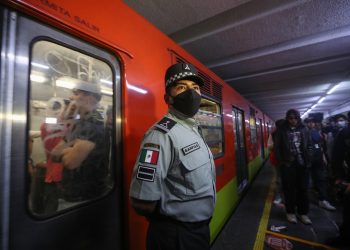 La Guardia Nacional en el Metro provoca opiniones divididas entre usuarios