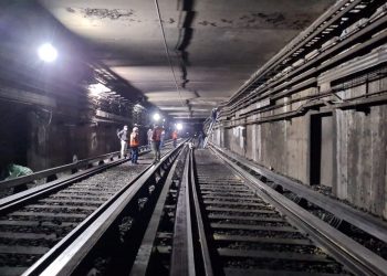 Sheinbaum recorre Línea 3 del Metro, donde chocaron trenes