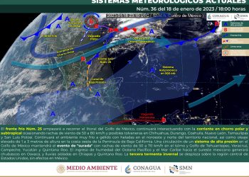 Clima frío y lluvias provocará el frente frío 25