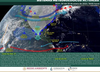 El frente frío 27 provocará lluvias fuertes a intensas, te decimos en dónde