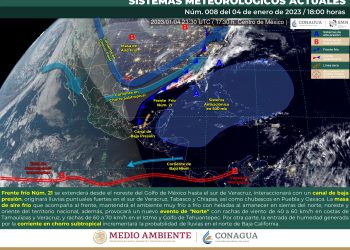 Te decimos que estados se verán afectados por el frente frío 21