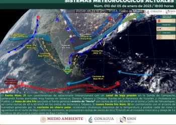 Te decimos qué estados afectará el frente frío 22