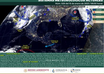 Ingresa el frente frío 24 al territorio nacional