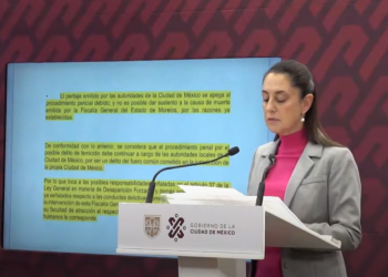 Sheinbaum pide investigar a Fiscal de Morelos y peritos por dictamen de Ariadna