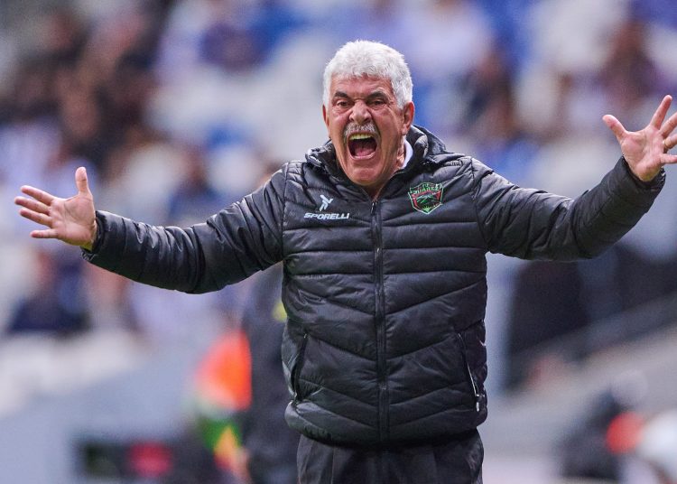 Ricardo Ferretti Juarez head coach during the game Monterrey vs FC Juarez, corresponding to day 05 of the Torneo Clausura Grita Mexico C22 of Liga BBVA MX, at BBVA Bancomer Stadium, on March 15, 2022.



Ricardo Ferretti Director Tecnico de Juarez  durante el partido Monterrey vs FC Juarez, correspondiente a la jornada 05 del Torneo Clausura Grita Mexico C22 de la Liga BBVA MX, en el Estadio BBVA Bancomer, el 15 de Marzo de 2022.