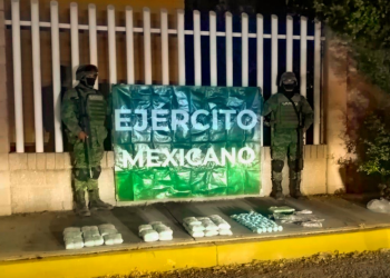 Ejército decomisa 276 mil pastillas de fentanilo y armas en Sinaloa