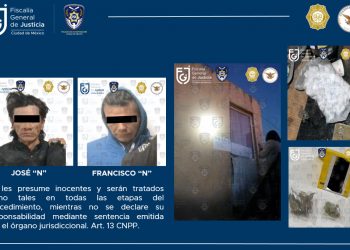 Autoridades aseguran narcóticos en vivienda de la GAM; hay dos detenidos