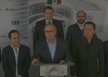 Acusa el bloque opositor en el senado, que Morena y gobierno pretenden desinflar marcha en defensa de la democracia