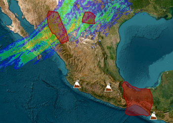 El frente número 33 y su masa de aire frío asociada, propiciarán lluvias intensas en estos estados