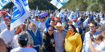 Pedro Rodríguez y panistas Del Valle de México arropan a Alejandra Del Moral