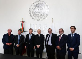 Reaparece Gertz Manero en reunión con el nuevo presidente de la Barra Mexicana de Abogados