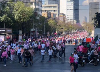 Sin detallar el número de asistentes, la SSC CDMX reporta saldo blanco durante concentración Mi voto no se toca