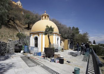 Hallan nacimiento de “agua sagrada” en la Gran Pirámide de Cholula