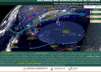 El frente frío 28 y una masa de aire frío recorrerá el país, te contamos