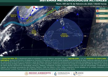 El frente frío 33 afectará el noreste y norte del país, te contamos